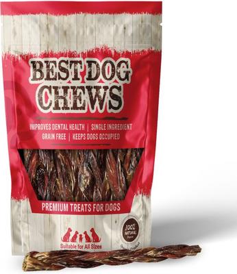 Braided Gullet Beef Flavored 12-in Dog Chews, 2 count
