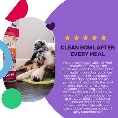 Top That Shine Beef Recipe Grain-Free Dog Food Topper, 3-oz pouch, case of 12