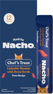Tuna Recipe with Bone Broth Grain-Free Lickable Cat Treats, 0.5-oz pouch, case of 12
