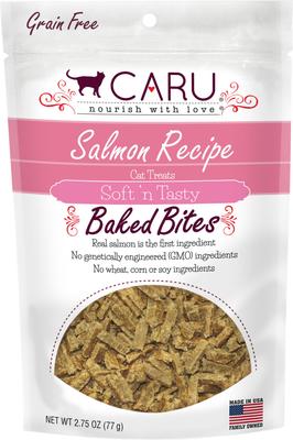 Soft 'n Tasty Baked Bites Salmon Recipe Grain-Free Cat Treats, 2.75-oz bag