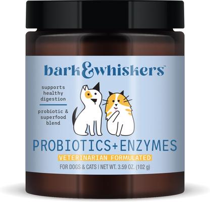 Probiotics + Enzymes for Pets Supplement, 3.17-oz jar