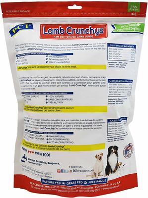 Lamb Crunchys Dog Treats, 3-oz bag