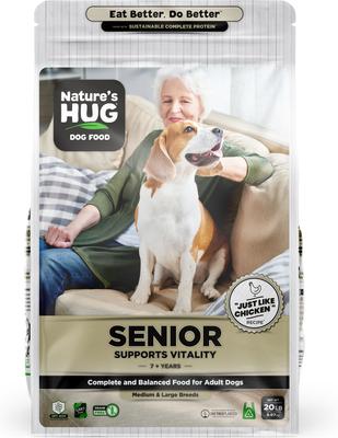Non-GMO Grain-Free Supports Vitality Senior Medium & Large Breed Dry Dog Food, 20-lb bag