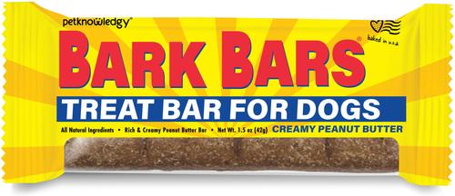 Bark Bars Peanut Butter Dog Treat, 1.5-oz, 6 count