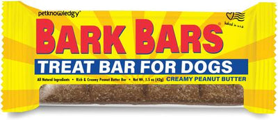 Bark Bars Peanut Butter Dog Treat, 1.5-oz, 6 count