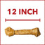 Beefhide 12-inch Chicken Flavored Dog Bones, 1 count