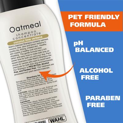 Oatmeal Formula Dog Shampoo, Coconut Lime Verbena Scent, 24-fl oz bottle