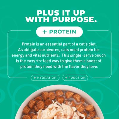 Born Carnivore Complements Variety Pack Grain-Free Wet Cat Food Topper, bolsa de 2.1 oz, caja de 12