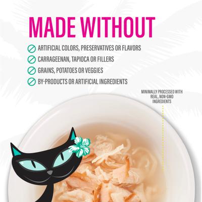 Born Carnivore Complements Variety Pack Grain-Free Wet Cat Food Topper, bolsa de 2.1 oz, caja de 12