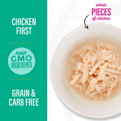 Born Carnivore Complements Variety Pack Grain-Free Wet Cat Food Topper, bolsa de 2.1 oz, caja de 12