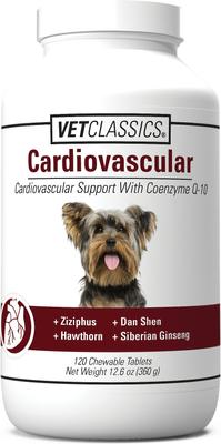 Cardiovascular Support with Coenzyme Q-10 Chewable Tablets Dog Supplement, 120 count
