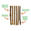 King Sized Silvervine Cat Sticks, 6 count