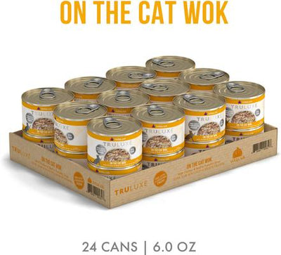 Truluxe On The Cat Wok with Chicken & Beef in Pumpkin Soup Grain-Free Canned Cat Food, 6-oz, case of 24