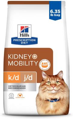 k/d Kidney Care + Mobility Care with Chicken Dry Cat Food, 6.35-lb bag