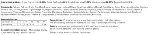 cleanprotein Salmon Recipe Wet Cat Food, 2.75-oz can, case of 24