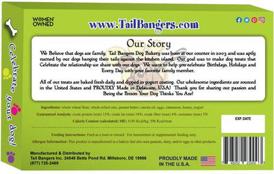 Merry Christmas Bone Peanut Butter & Honey Crunchy Dog Treats