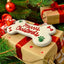 Merry Christmas Bone Peanut Butter & Honey Crunchy Dog Treats