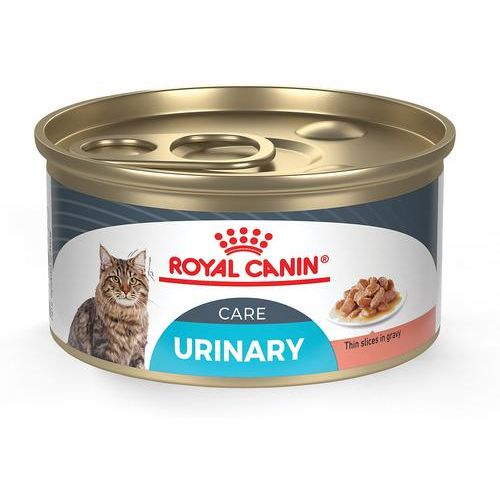 Alimento húmedo para gatos Feline Care Nutrition Urinary Care Thin Slices in Gravy, lata de 3 oz, caja de 6
