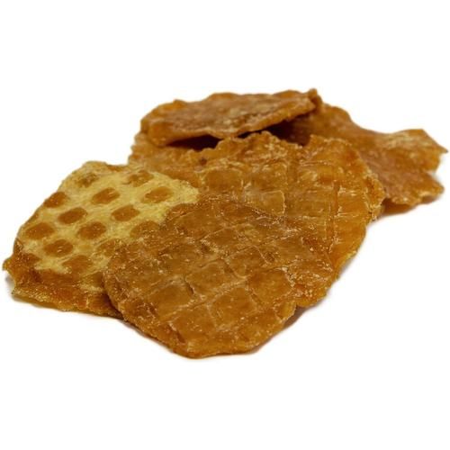 Premio de pollo seco para perros Lucky Chips, frasco de 6 oz