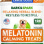 Calming Melatonin Stress Anxiety Relief & Sleep Aid Chew Supplement for Dogs, 120 count
