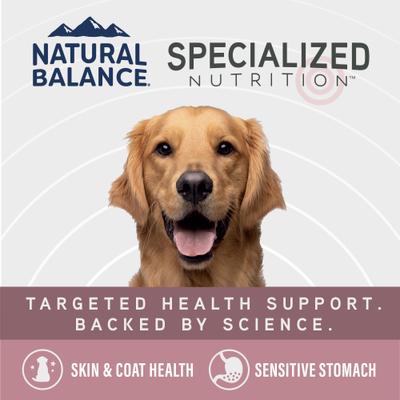 Specialized Nutrition Sensitive Skin & Stomach Formula Adult Salmon & Brown Rice Wet Dog Food, 12.7-oz can, case of 12