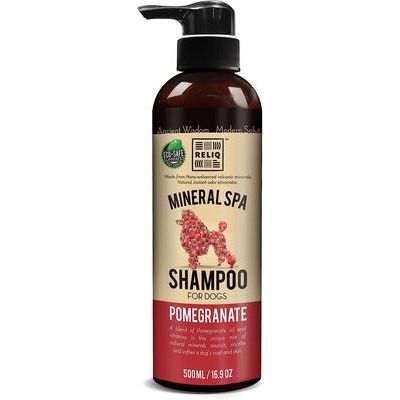 Champú para mascotas Mineral Spa Pomegrante, botella de 500 ml