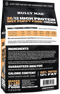26/12 High-Protein Chicken Wet Puppy Food, 2-lb bag