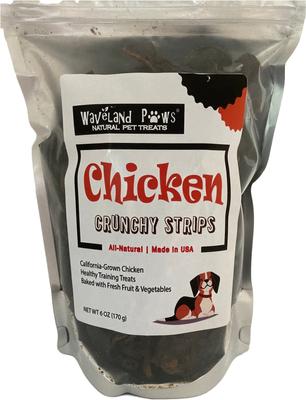 Crunchy Strips Chicken Dog Treats, 6-oz bag