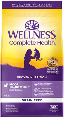 Bundle: Wellness Complete Health Pate Chicken Entree Grain-Free Canned Cat Food, 12.5-oz, case of 12 + Wellness Complete Health Grain-Free Indoor Healthy Weight Chicken Recipe Dry Cat Food, 11.5-lb bag