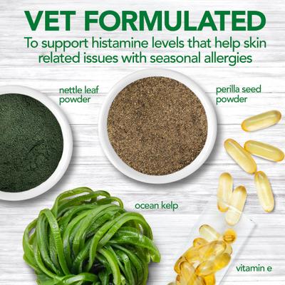 Chewable Tablets Allergy Supplement for Dogs, 60 count