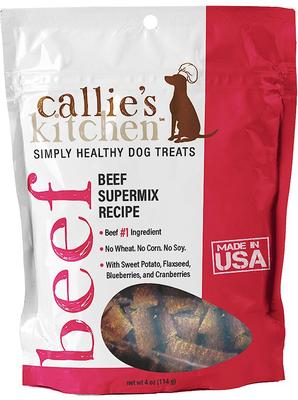 Beef Supermix Recipe Dog Treats, 4-oz bag