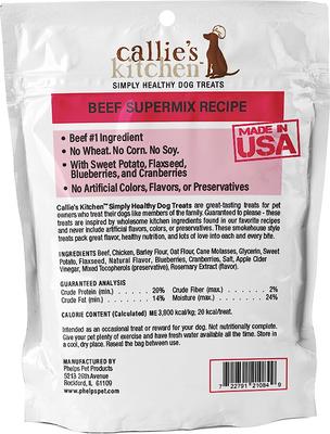 Beef Supermix Recipe Dog Treats, 4-oz bag
