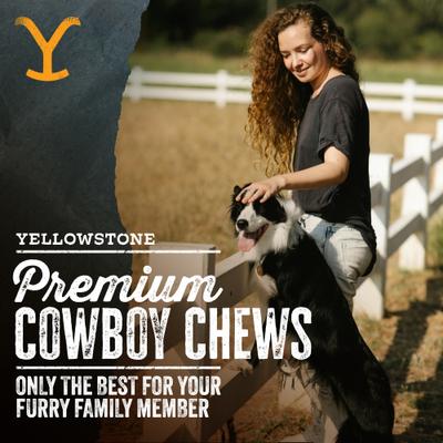 Cowboy Chews Long Lasting Small Natural Dog Chew Treats, 8-oz bag