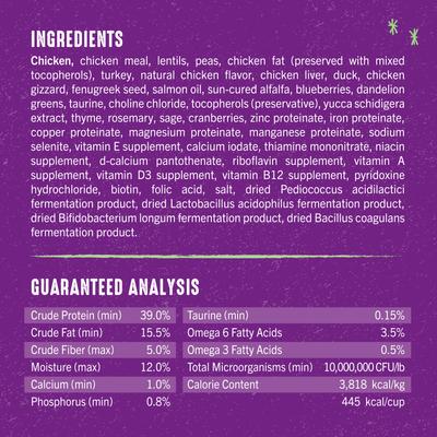 Poultry Flavored Raw Blend Cage Free Recipe Dry Cat Food, 10-lb bag