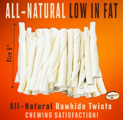5-in Twists Rawhide Dog Treats, 12 count