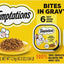 Bundle: Temptations Bites in Gravy Flavor Variety Wet Food + Chicken Dry Cat Food