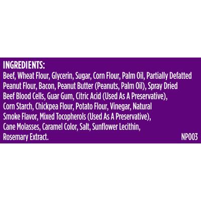 Triple Delights Premium Real Beef, Bacon, & Peanut Butter Dog Treats, 11-oz pouch (Rachael Ray)