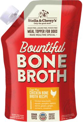 Bountiful Bone Broth Cage-Free Chicken Recipe Meal Dog Food Topper, 16-oz pouch