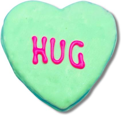 Conversation Hearts Peanut Butter & Honey Assorted Crunchy Dog Treats, 18 count