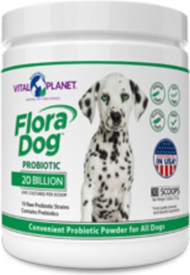 Flora Dog Probiotic Powder Dog Supplement, 3.9-oz jar