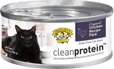 Comida húmeda para gatos cleanprotein con receta de pollo, lata de 5.3 oz, caja de 24