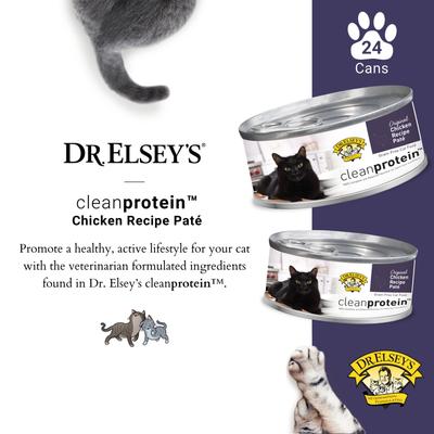 cleanprotein Chicken Recipe Wet Cat Food, 5.3-oz can, case of 24