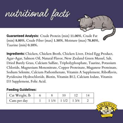 cleanprotein Chicken Recipe Wet Cat Food, 5.3-oz can, case of 24