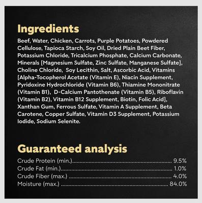 Wholesome Bowls Beef, Chicken, Potatoes & Carrots Recipe Small Breed Adult Wet Dog Food, 3-oz tray, case of 10