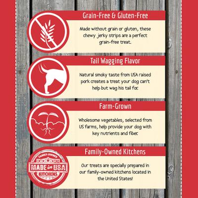 Bruno's Jerky Strips Grain-Free Dog Treats, 25-oz bag