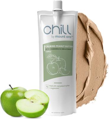 Chill Calming Peanut Butter & Apple Spread Dog Treat, 8-oz pouch