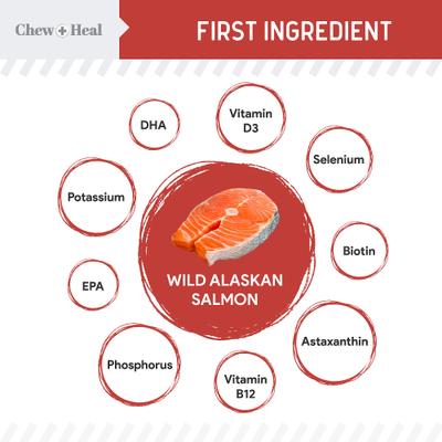 Focus Wild Alaskan Salmon Limited Ingredient Soft Jerky Dog Treats, 5-oz bag