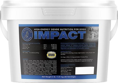 Impact High Energy Dog Powder Supplement 1-lb pail