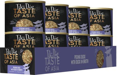 Taste of the World Asia NON GMO Peking Duck with Duck in Broth Wet Dog Food, 9-oz can, case of 8