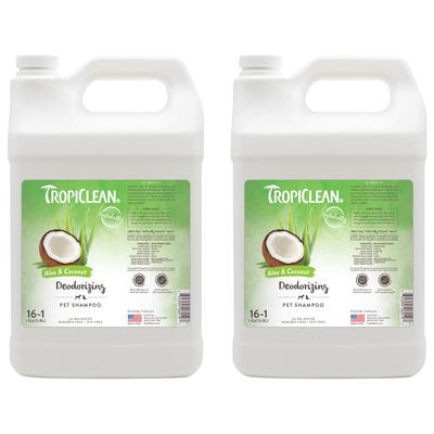 Deodorizing Aloe & Coconut Dog & Cat Shampoo, 2.5-gal bottle, bundle of 2